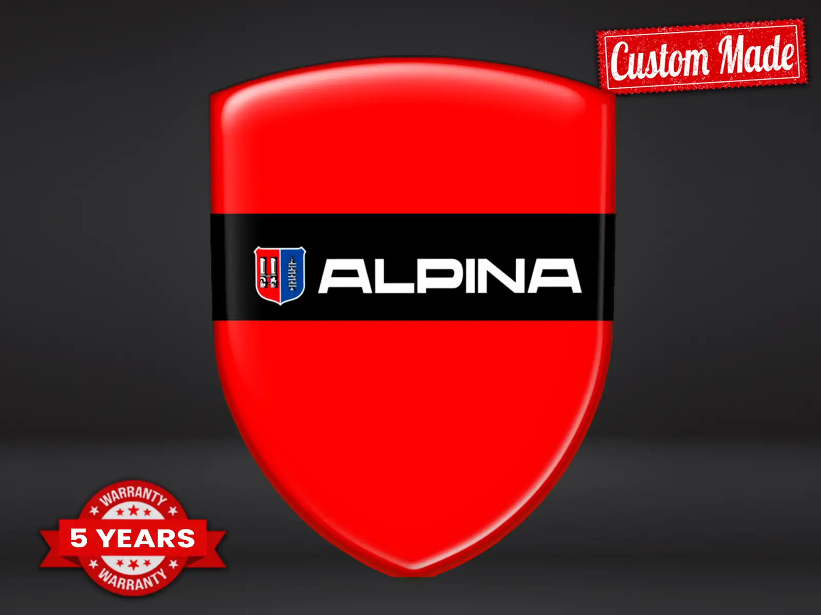 Alpina Stoßsticker Maßgefertigt Racing Robust Anpassbar